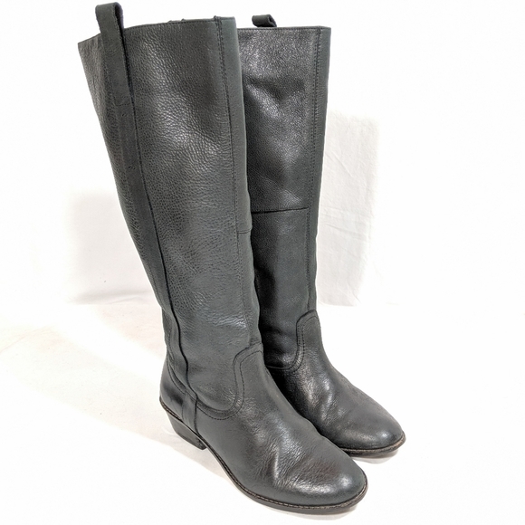 Very Volatile Black Leather 'Whistler' Boots - Picture 1 of 7